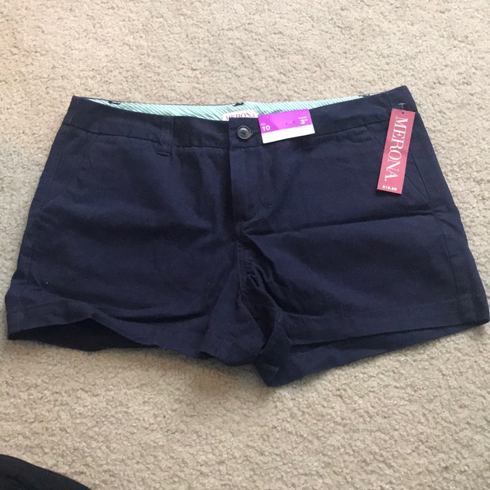 Navy shorts